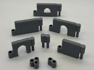 Modular RPG Wall System – D&D Scale