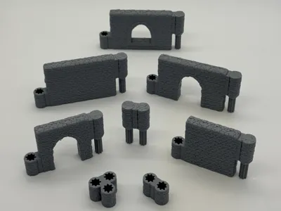 Modular RPG Wall System – D&D Scale