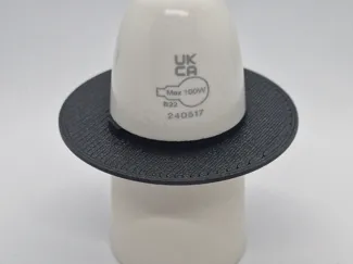 E27 40mm to B22 29mm Ring Adaptor UK light fitting