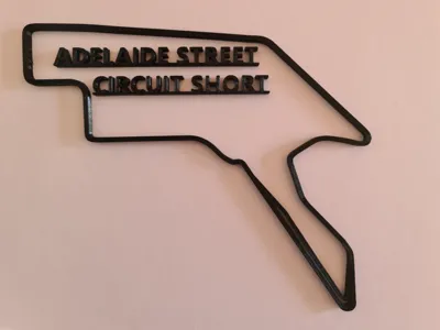 Adelaide Street Circuit - Track Map