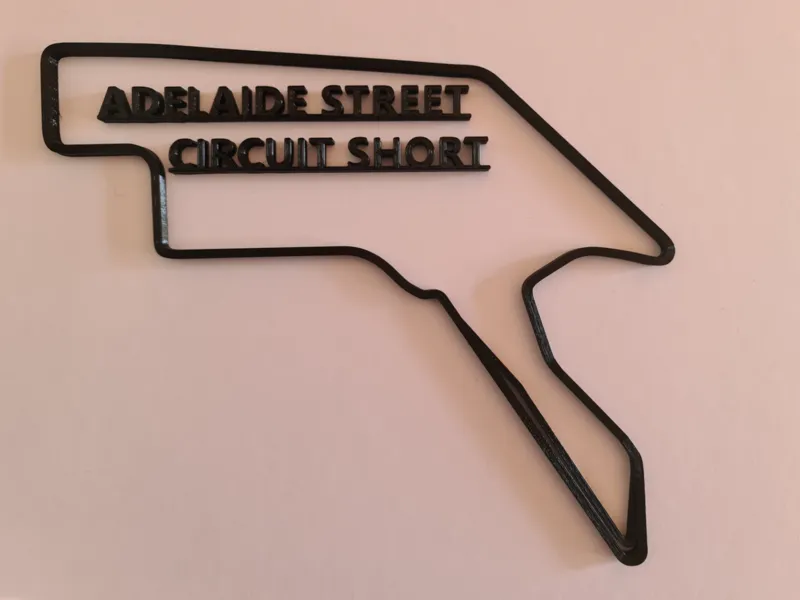 Adelaide Street Circuit - Track Map