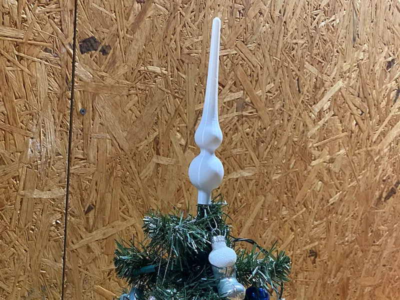 clasic christmas tree topper ornament 