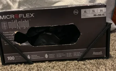 wall mounted xl glove box holder