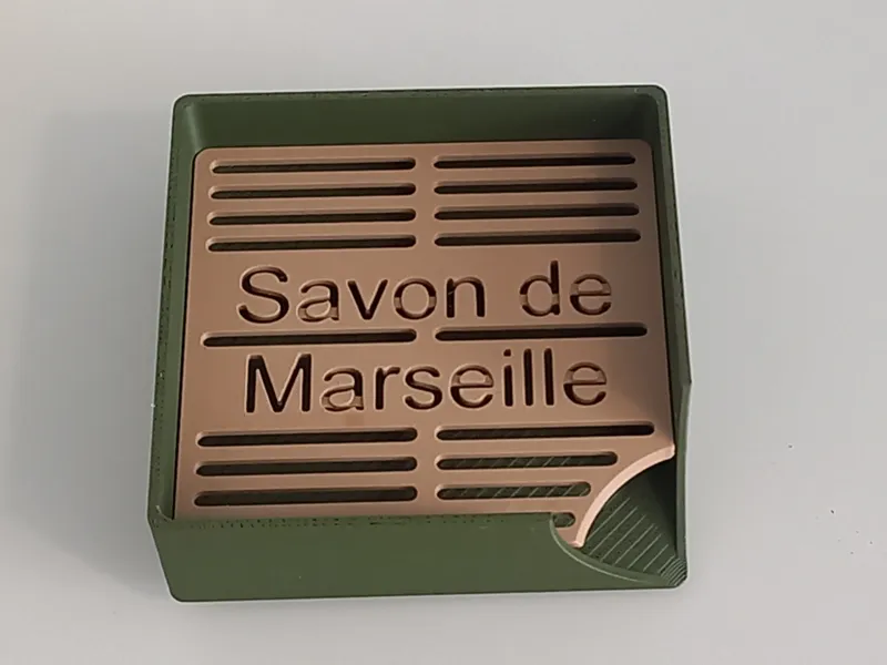 Soap box for 600g Savon de Marseille