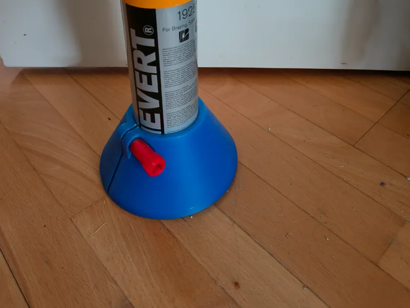 Gas torch bottle stabilizer