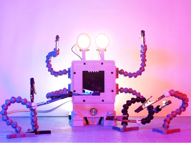 OctoVac - Solder Fume Extractor with Flexible Arms