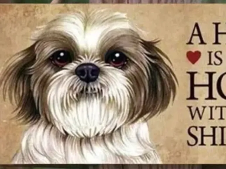 Shih Tzu sign