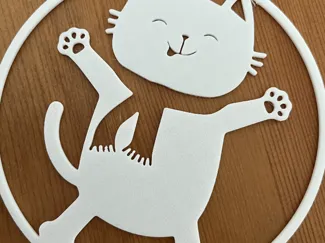 Weihnachtsbaumschmuck Katze