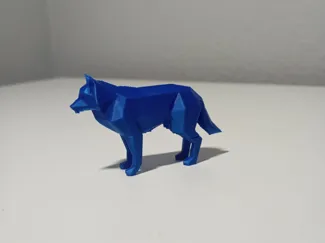 Low Poly Wolf