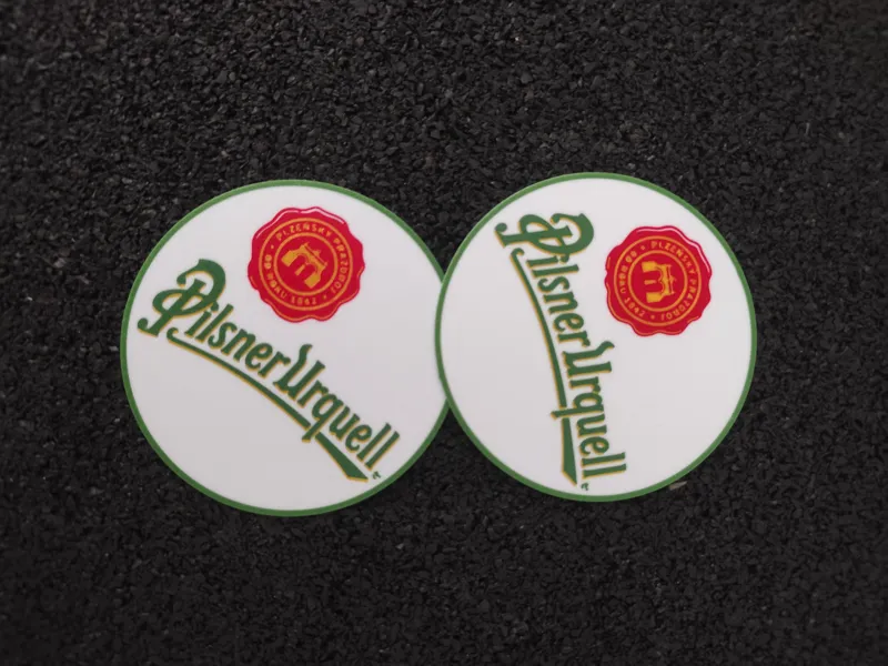 Pilsner Urquell logo coaster