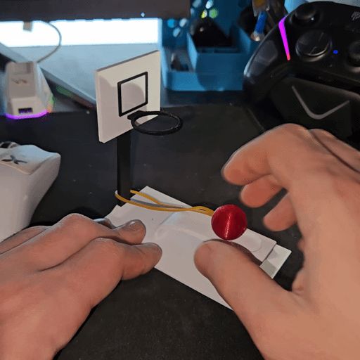 Mini Basketball Launcher – Fun Desk Game 