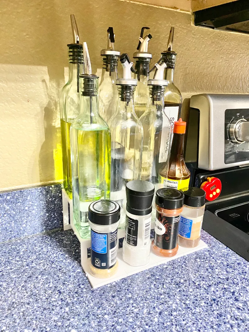 Oil Bottle and Spice Organizer