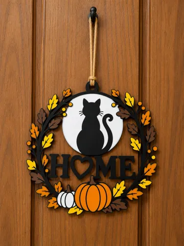 Modelo para impresión 3D: Autumn door decorations — vista de referencia 3