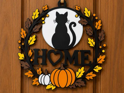 Modelo para impresión 3D: Autumn door decorations — referencia de MakerWorld