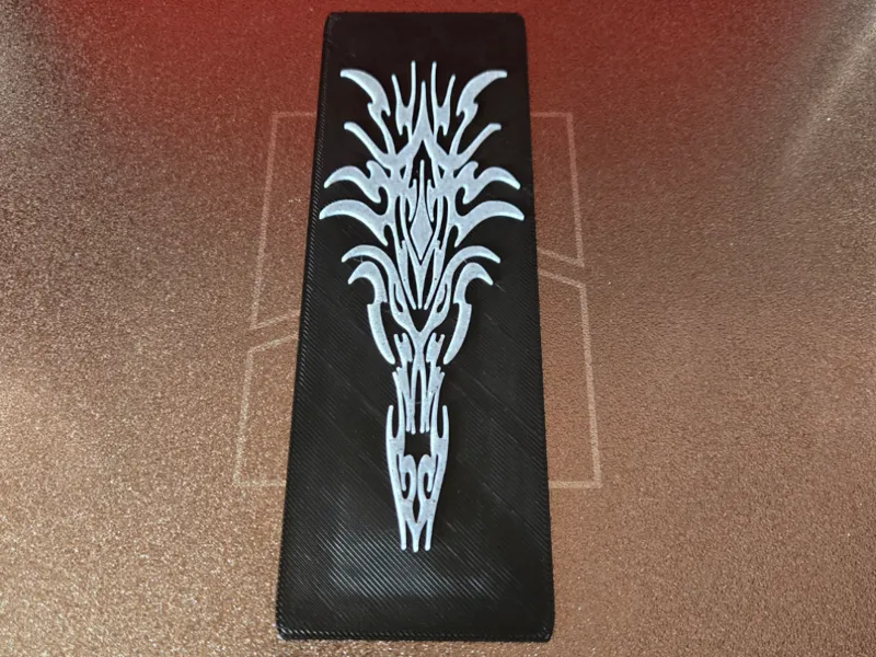 Dragon Skull tattoo bookmark