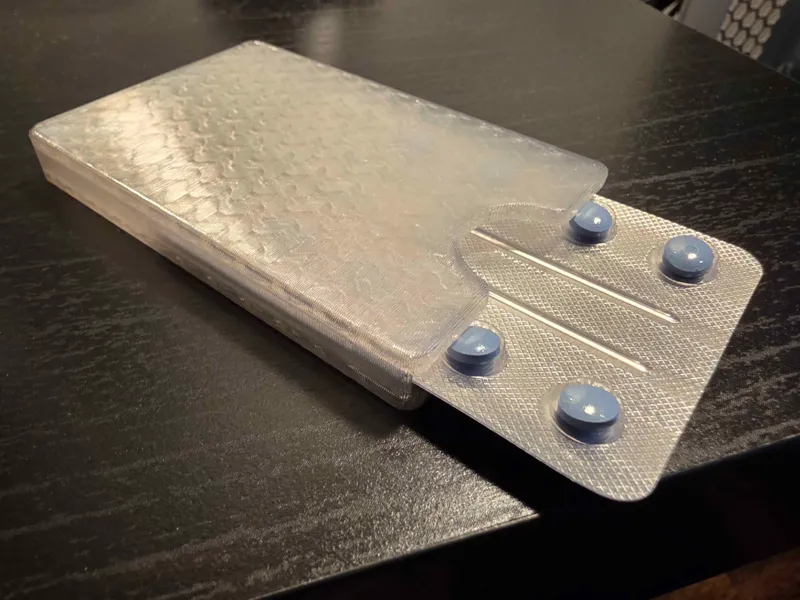 Singular pill sheet holder