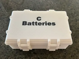 Battery Type C Storage Box
