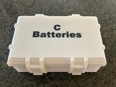 Battery Type C Storage Box