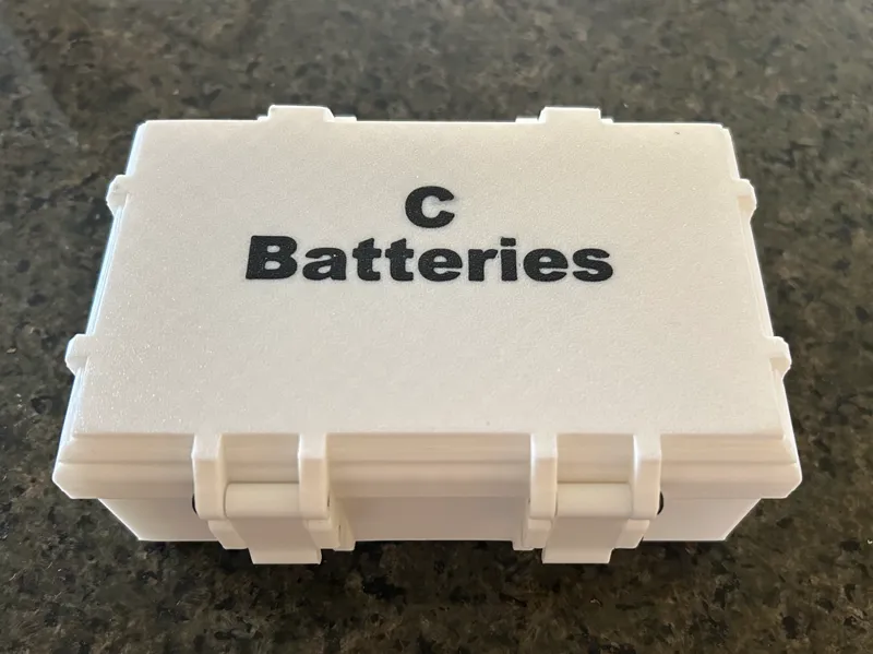 Battery Type C Storage Box