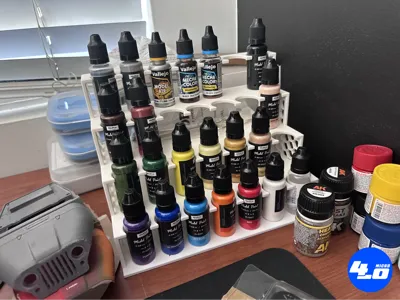 4lo Micro Airbrush Paint Holder Rack