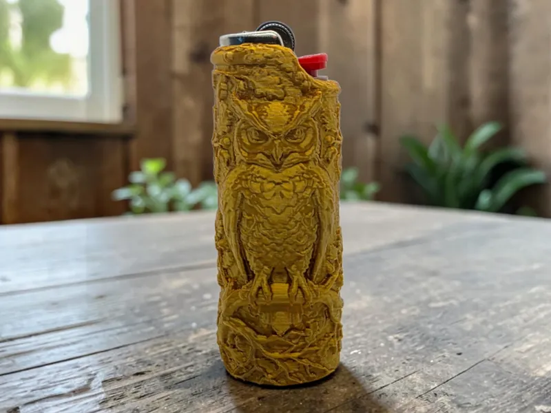 Sentinel Owl Bic Sleeve