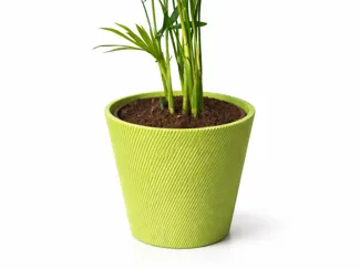 Rillen Topf für IKEA Chamaedorea Elegans