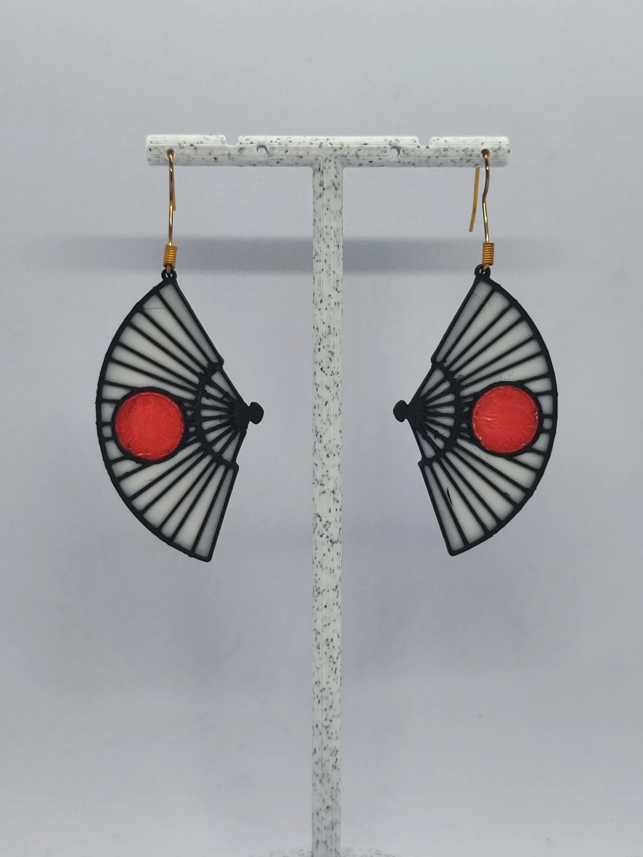 Aretes Abanico de Sol Naciente view 3