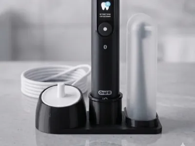 Oral-B iO6 stand - with charger and brush holder