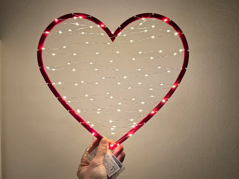 Valentine’s Lights Heart