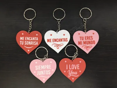 Keychains for Valentine's Day