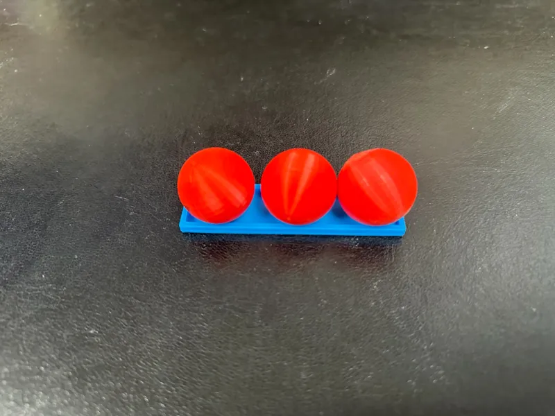 3 Balls with Holder Fidget Toy / Hand Strength Trainer