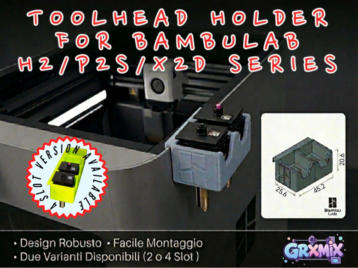 Toolhead Holder for H2/P2S/X2D Series