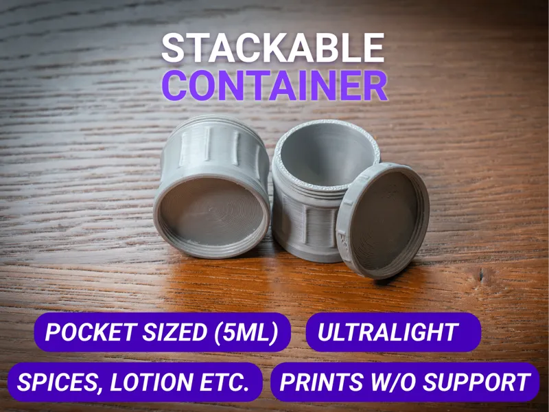 Small Stackable Container