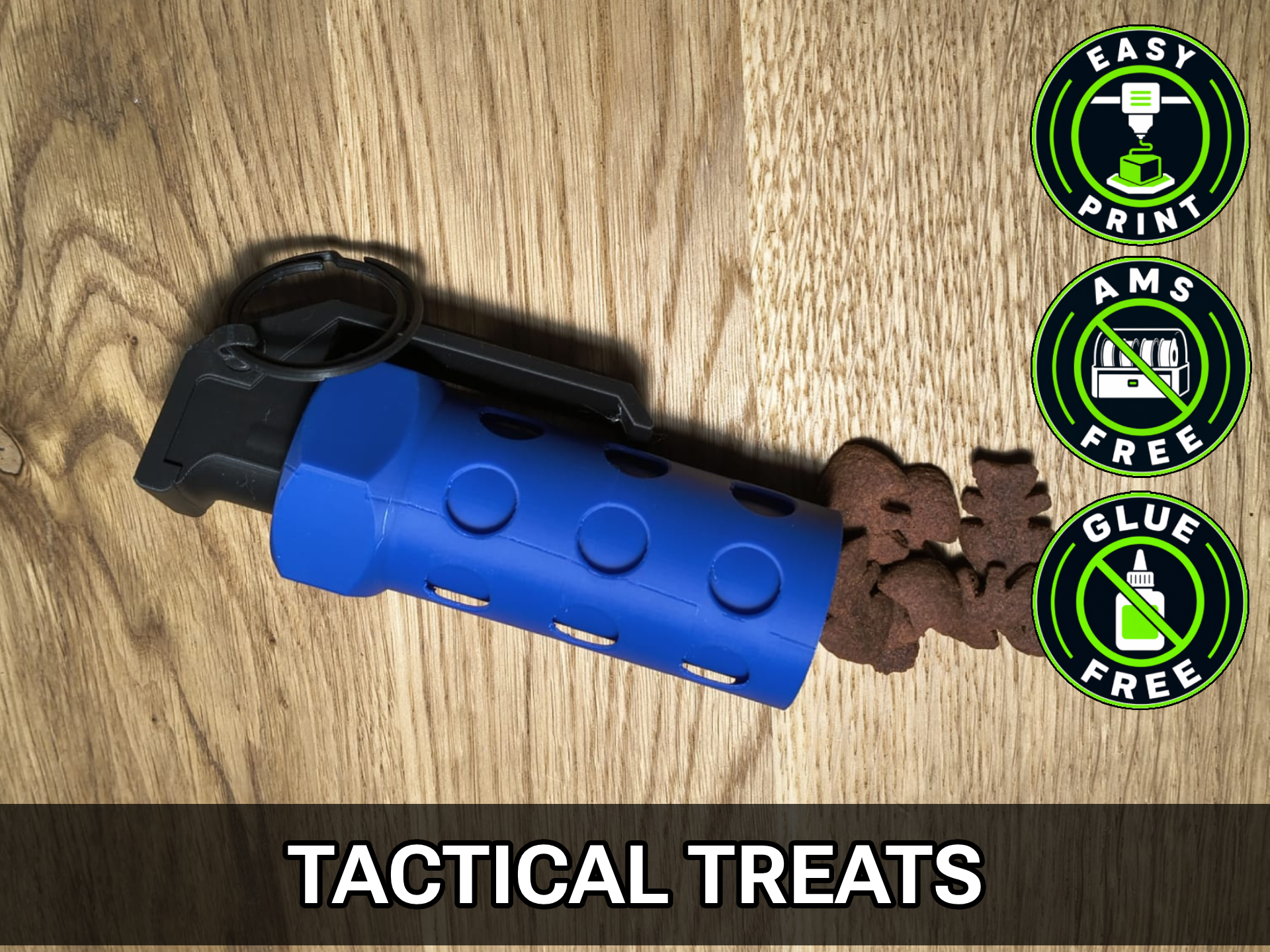 Dog Treat Container – Decoy Grenade