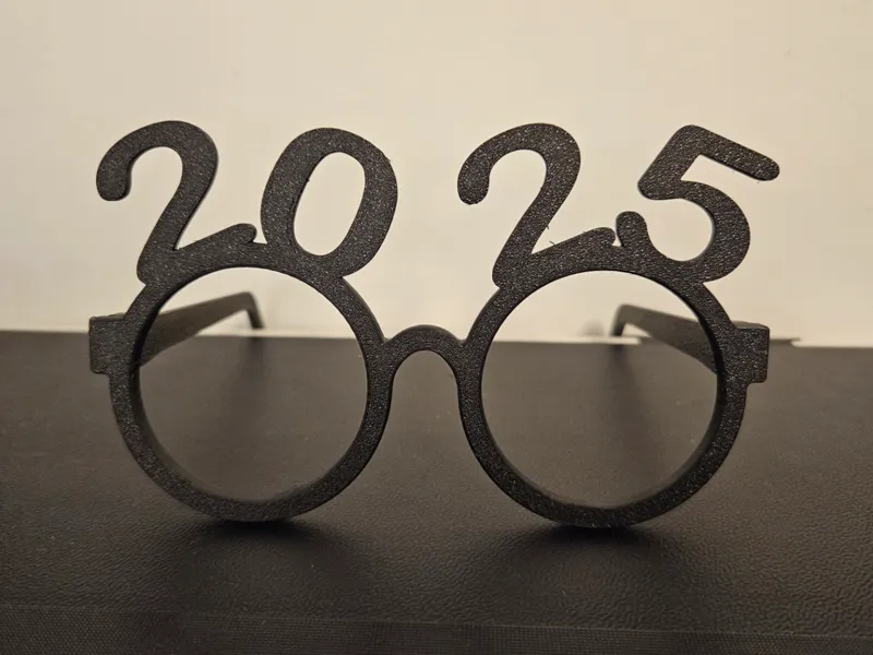 Brille "2025" Silvester