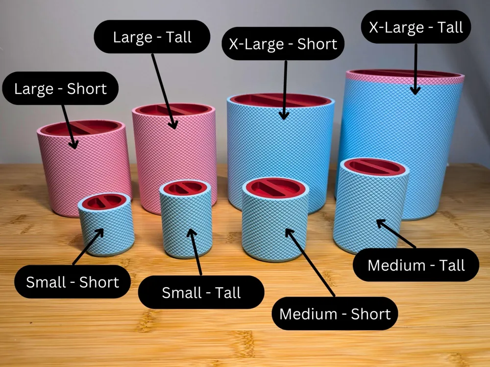 Spiral Mesh Twist & Lock8 Sizes by aop MakerWorld