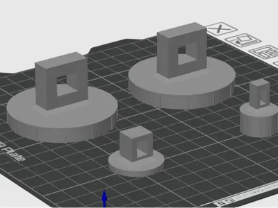 Differential, exhaust and intake plugs for Ape 50