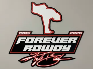 Kyle Busch Rowdy forever reverence.