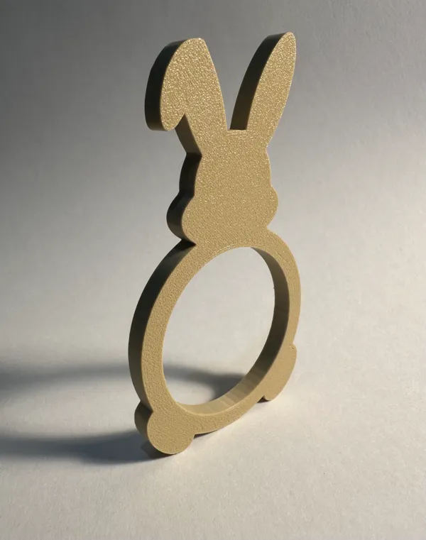 Porte-serviette lapin de Pâques