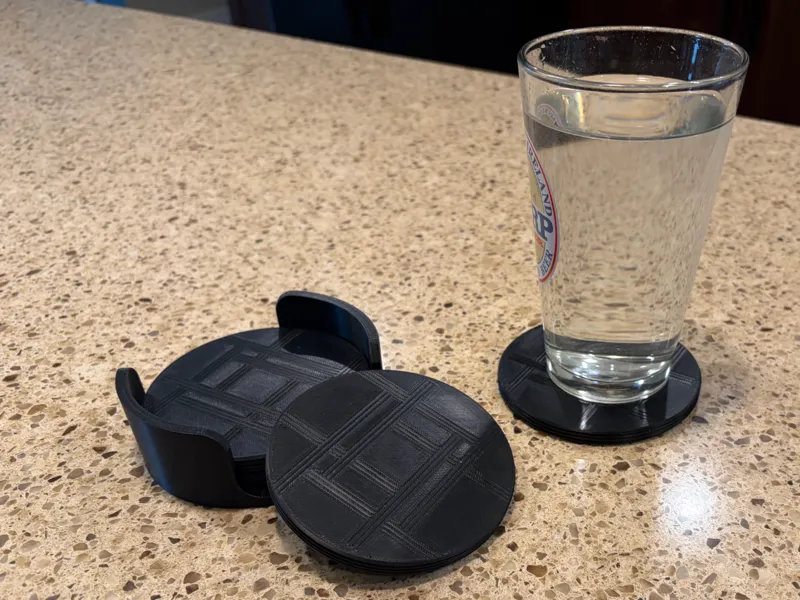 Simple Lined Coasters