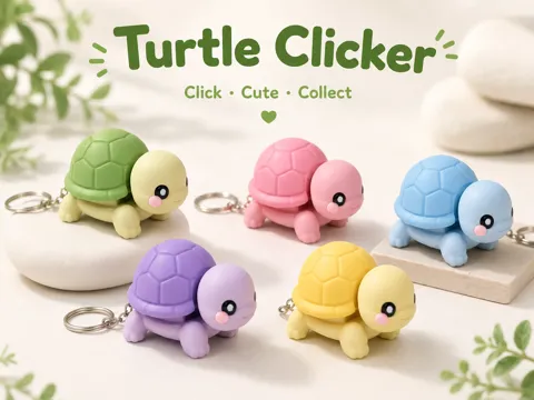 Objeto manipulable: Turtle Clicker — referencia de MakerWorld