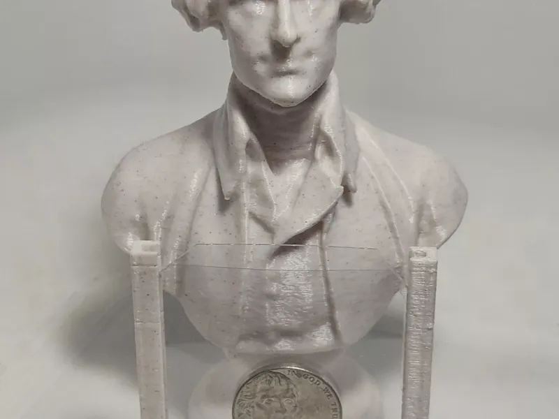 Jefferson Bust Flip Holder