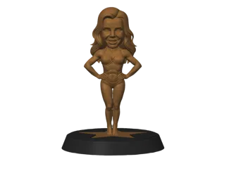 Trophy  Of a Female Bodybuilder