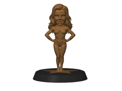 Trophy  Of a Female Bodybuilder