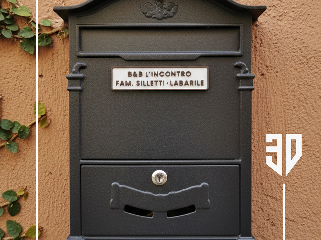 Targhetta cassetta della posta