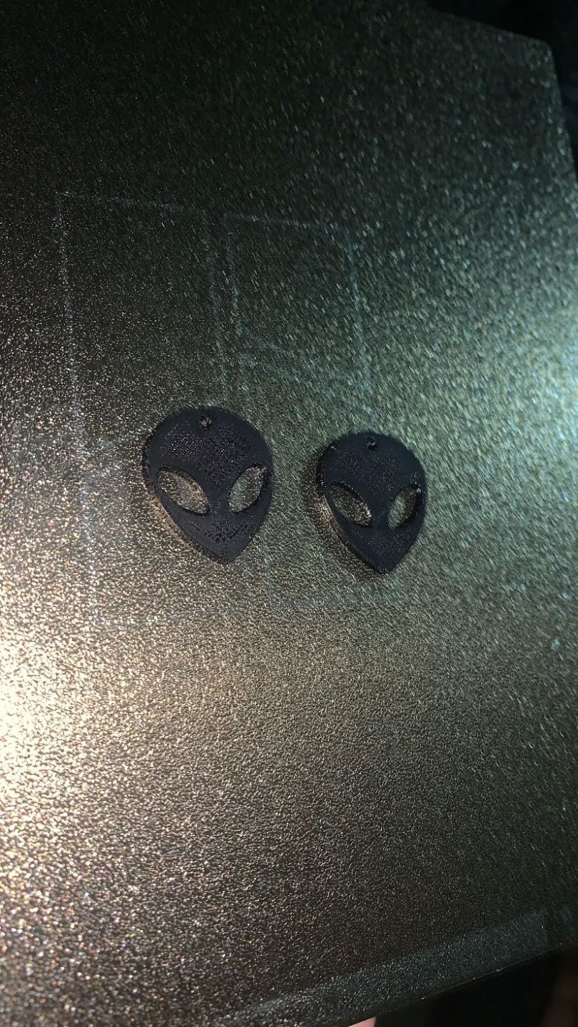 ¡HALLOWEEN ALIEN EARRINGS! view 2
