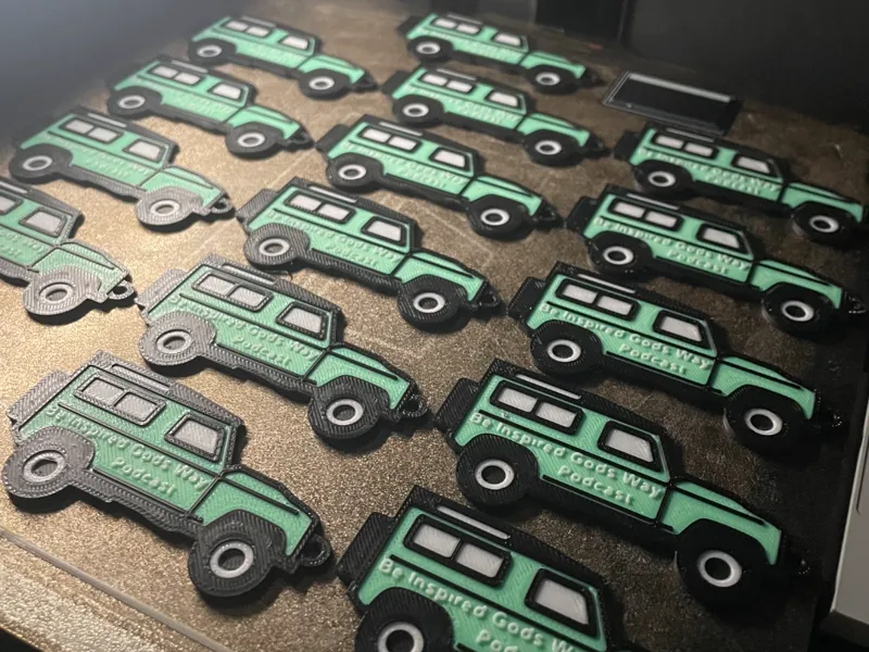Be Inspired Gods Way Spotify Podcast Keychains