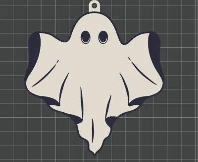 Ghost Keychain/Earing