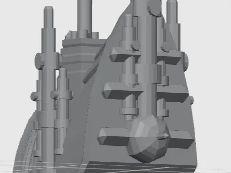 Prow gun Upgrade for BFG Emp Class Battleship