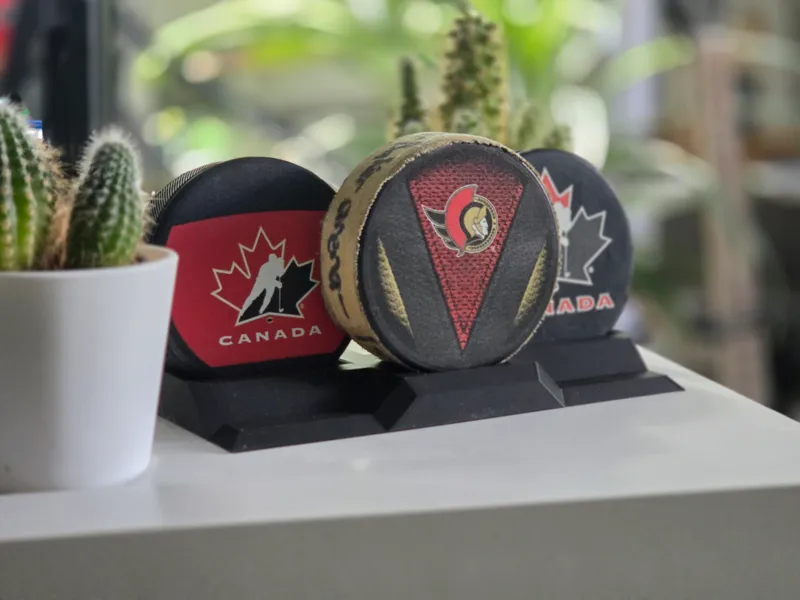 Hockey Puck Display Stand